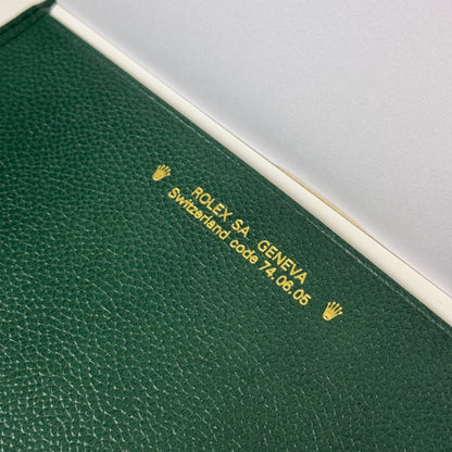 Rolex Green Pebble Leather Notepad For Professionals