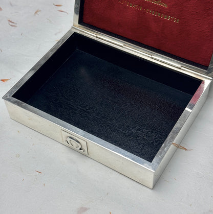 Vintage 925 Silver Watch Box For Omega Constellation Models | Classic Elegance