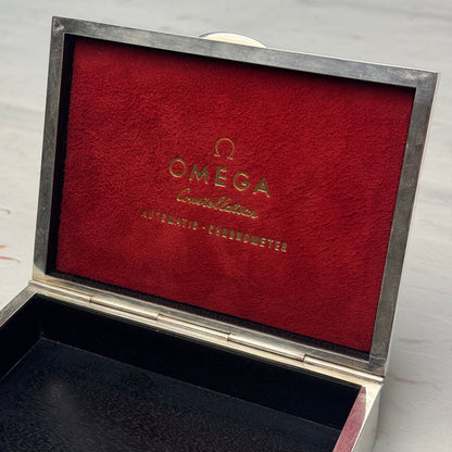 Vintage 925 Silver Watch Box For Omega Constellation Models | Classic Elegance