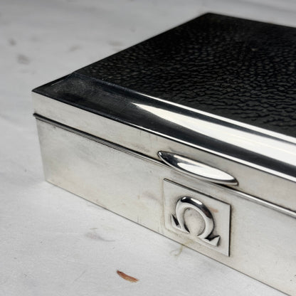 Vintage 925 Silver Watch Box For Omega Constellation Models | Classic Elegance