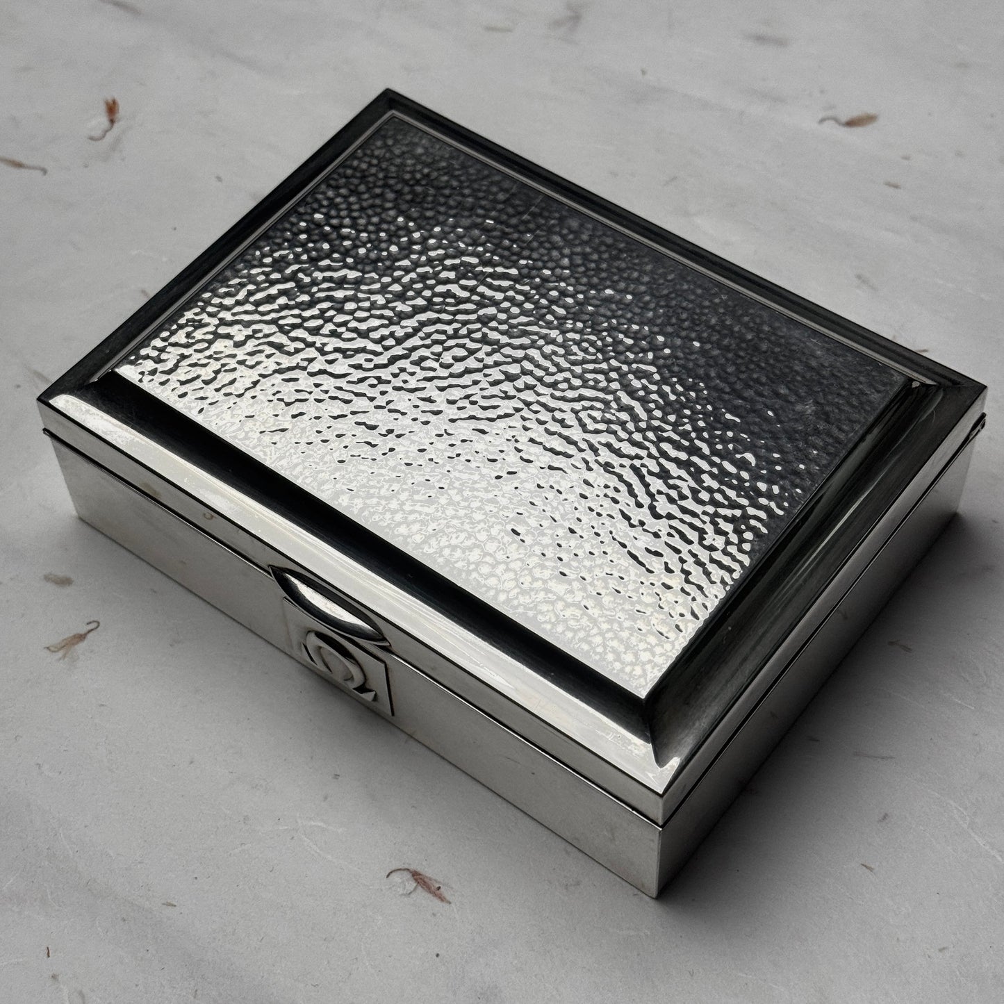 Vintage 925 Silver Watch Box For Omega Constellation Models | Classic Elegance