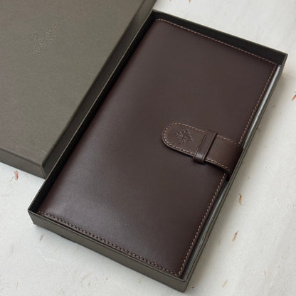 Patek Philippe Leather Passport Holder For Luxury Travel | Voyage Wallet