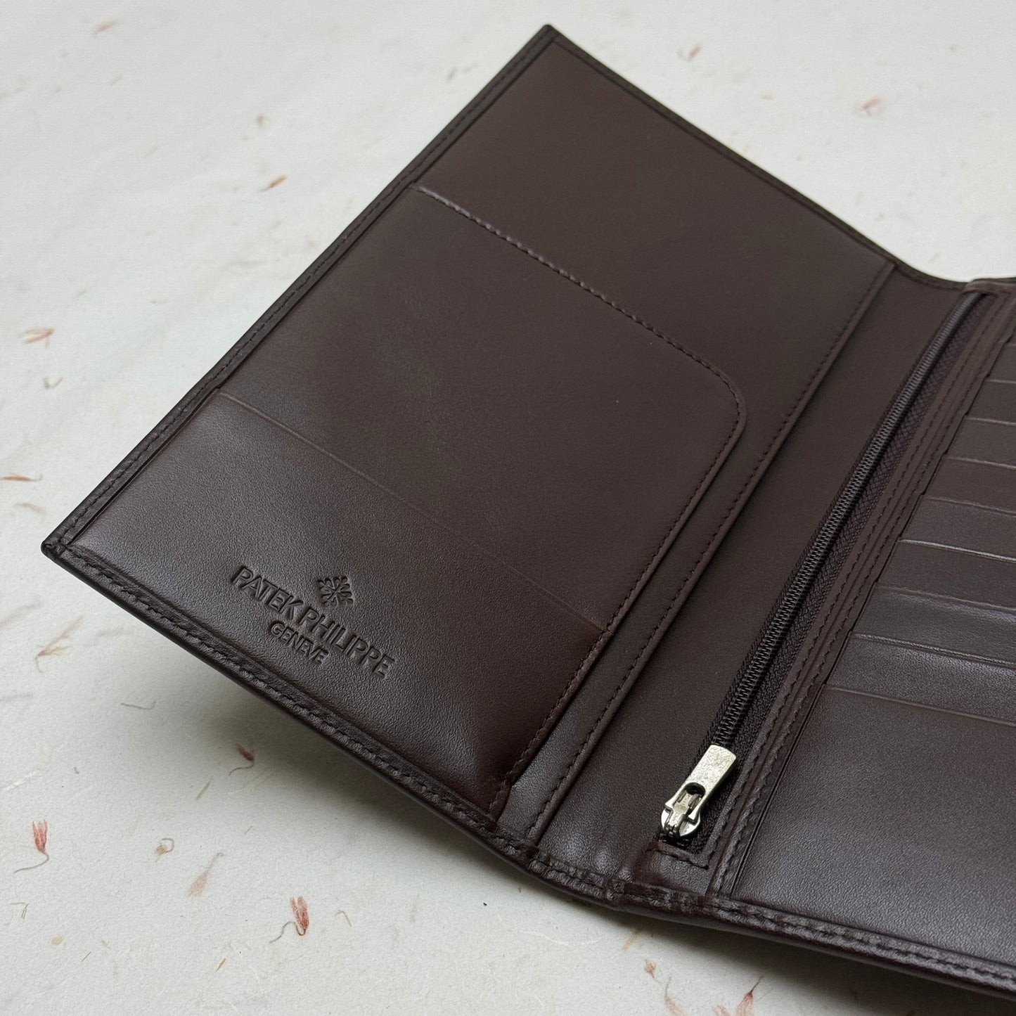 Patek Philippe Leather Passport Holder For Luxury Travel | Voyage Wallet