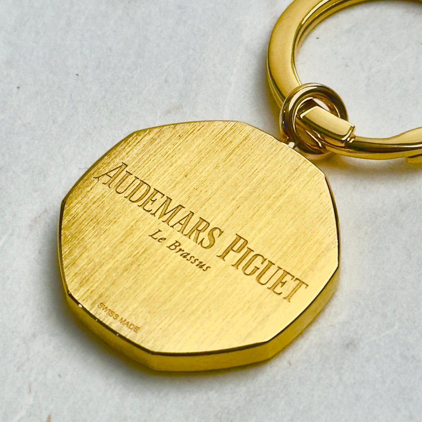 Blue And Gold Audemars Piguet Royal Oak Keyring For Luxury Accessories