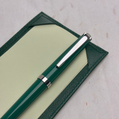 Rolex Green Pen And Notepad Set For Writing Enthusiasts | Luxury Stationery Gift