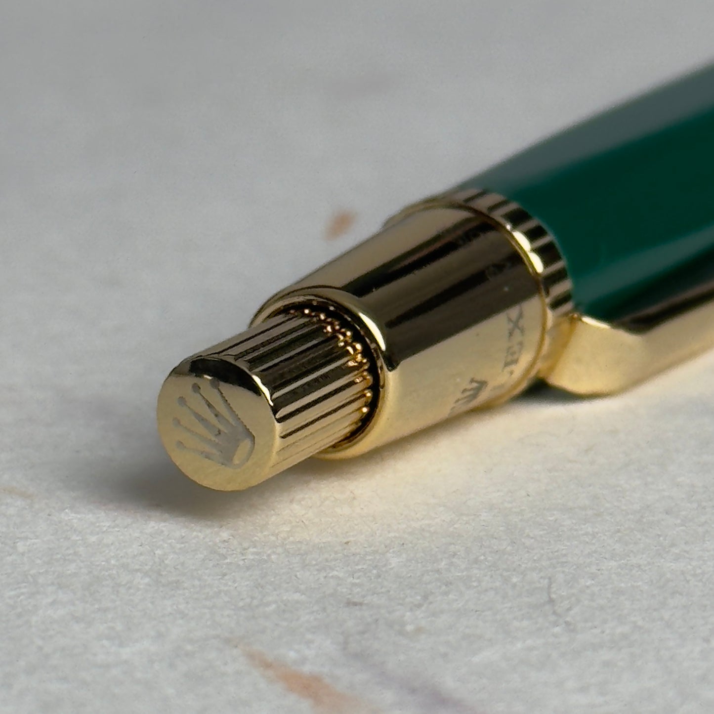 Rolex Dark Green Twist Ballpoint Pen For Vips | Swiss-Made Elegance