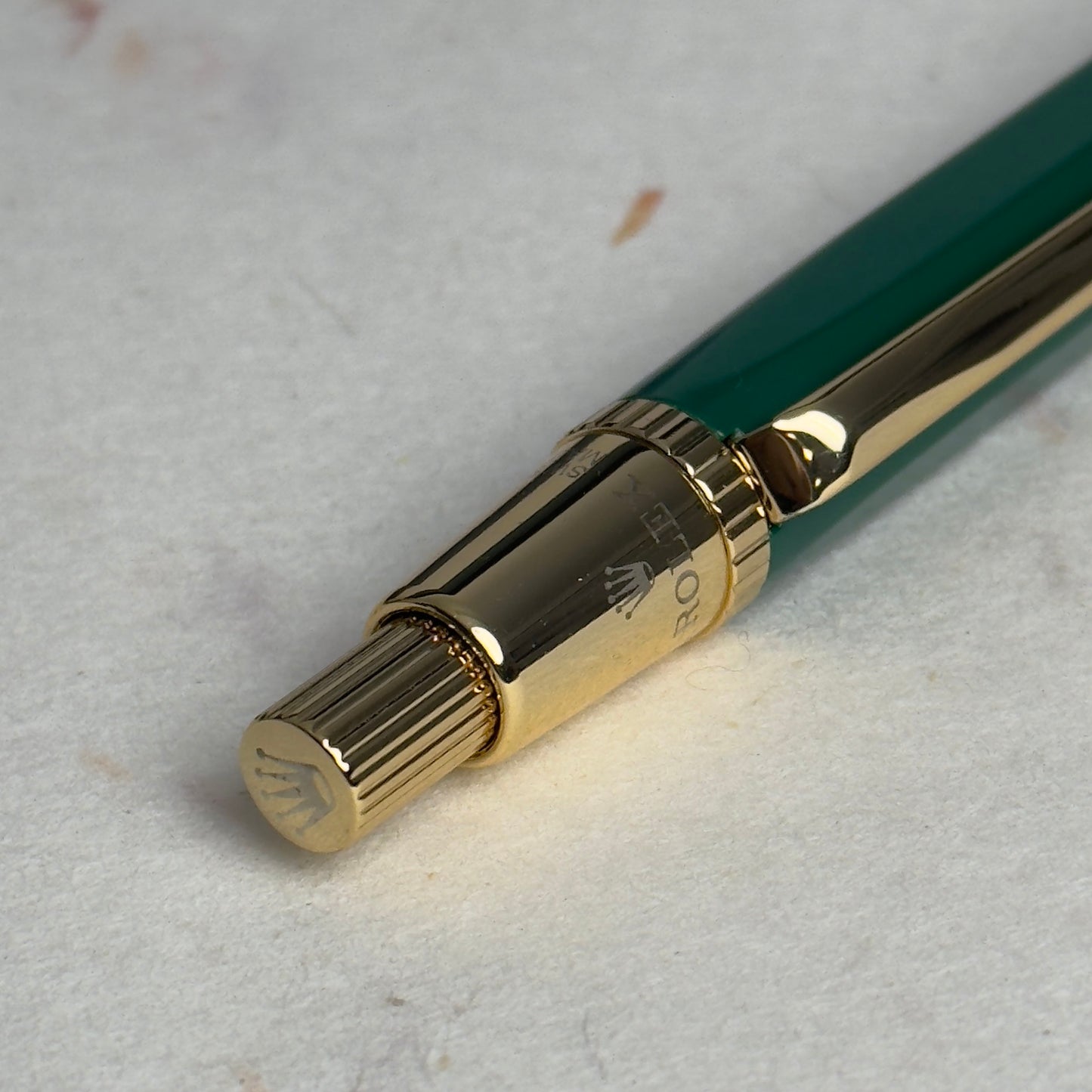 Rolex Dark Green Twist Ballpoint Pen For Vips | Swiss-Made Elegance