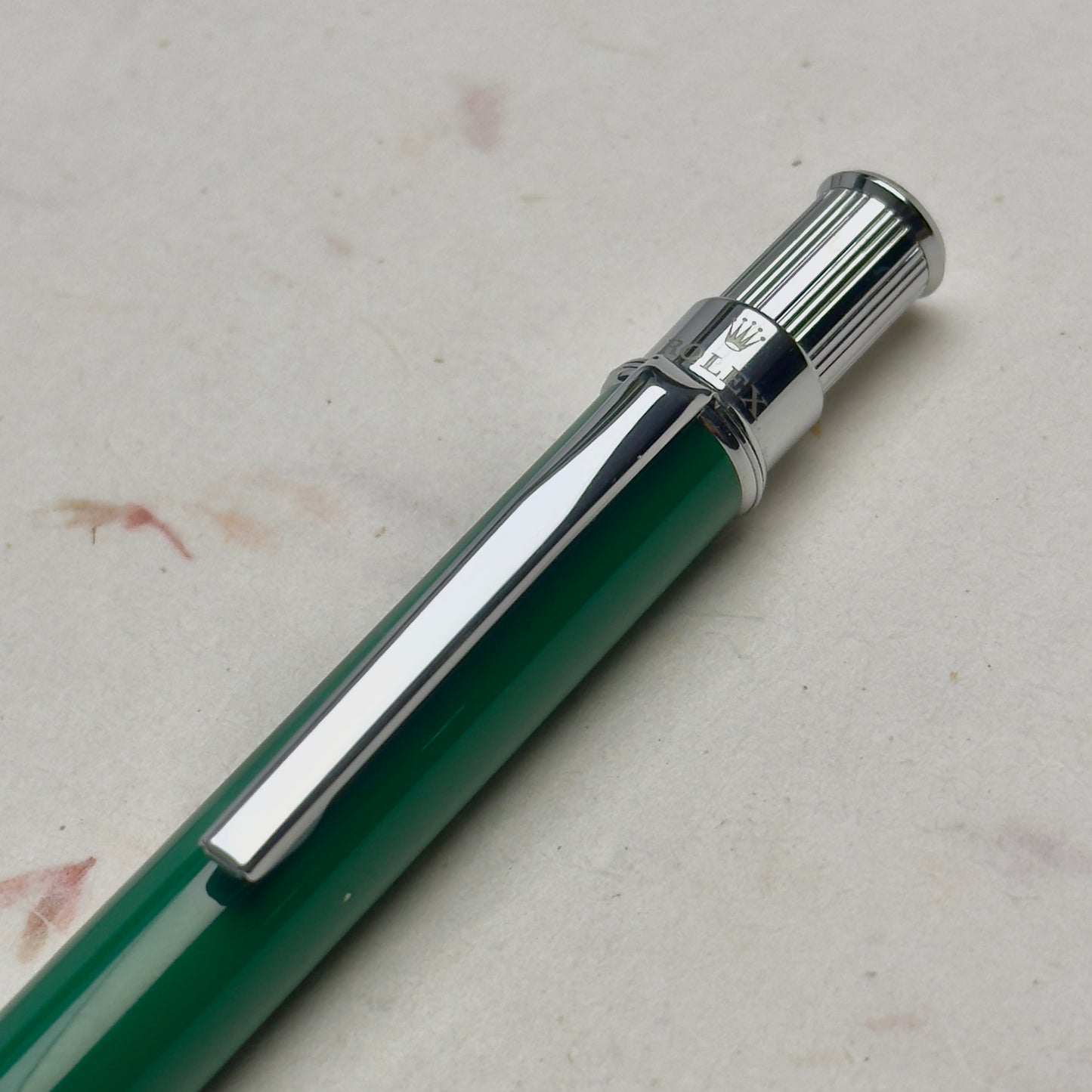 Rolex Emerald Click Pen In Emerald Green | Vip Collectible