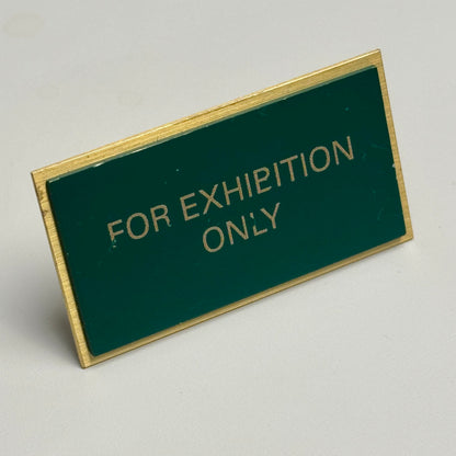 Rolex Display Plaque Tag For Exhibition Models | Authentic Rolex