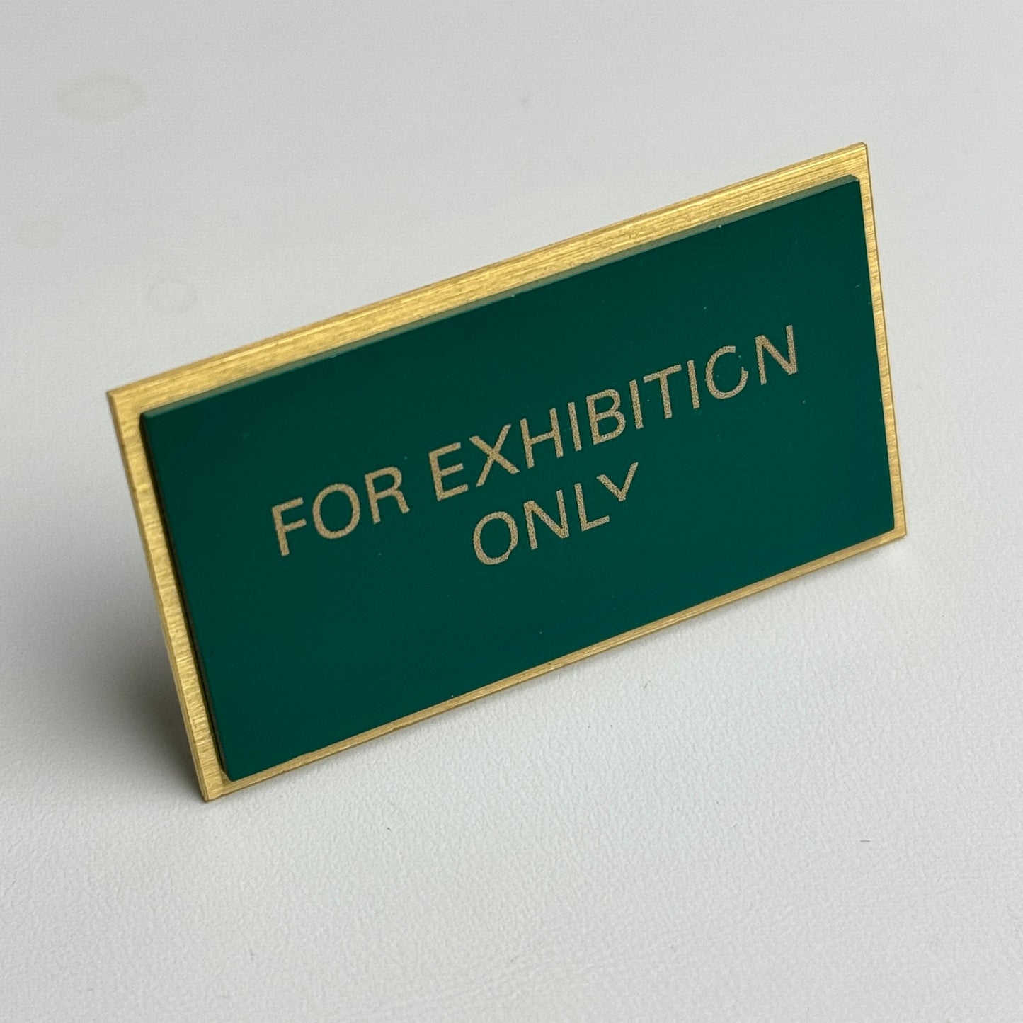 Rolex Display Plaque Tag For Exhibition Models | Authentic Rolex