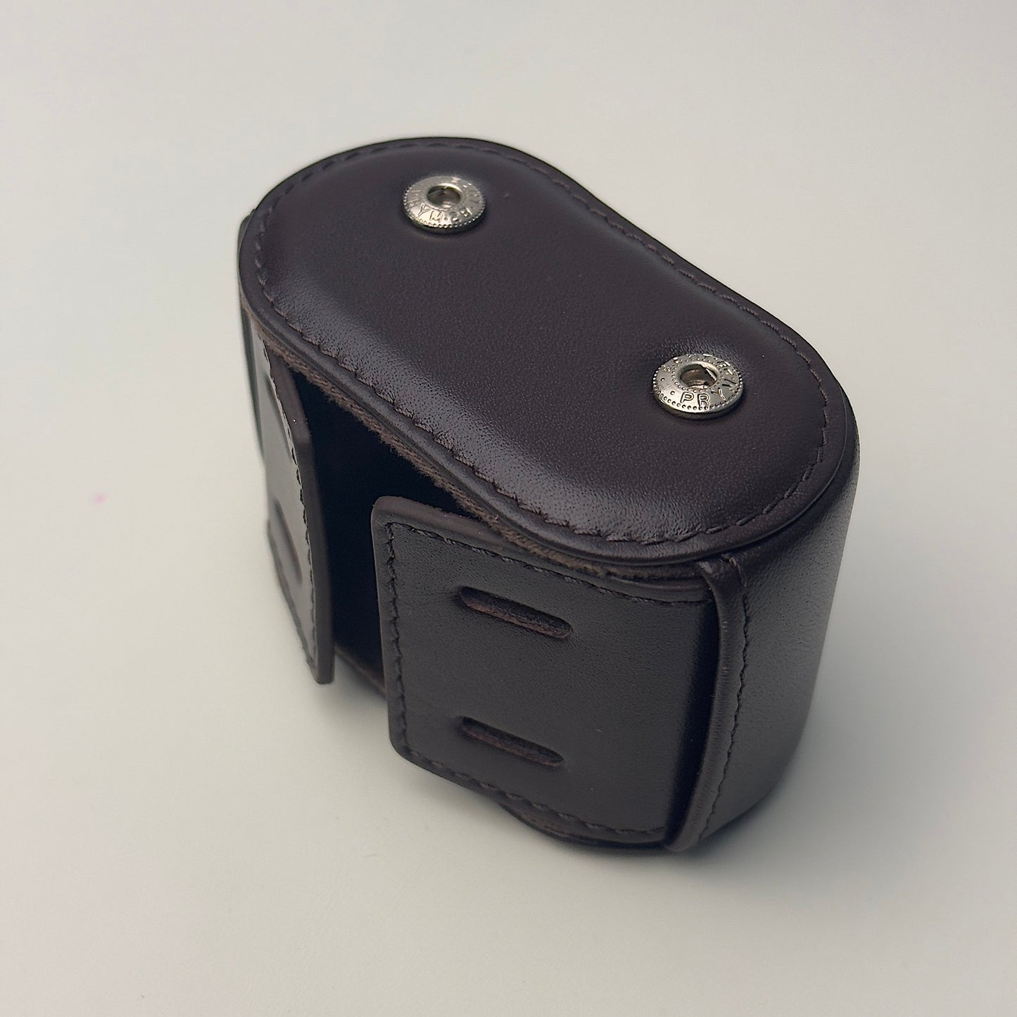 Patek Philippe Leather Watch Travel Case - Dark Brown Dual Holder | Prestige