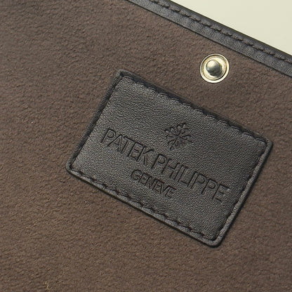 Patek Philippe Leather Watch Travel Case - Dark Brown Dual Holder | Prestige