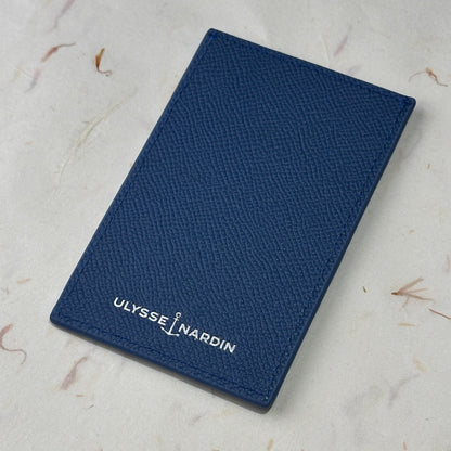 Azure Leather Cardholder For Elegant Storage | Ulysse Nardin