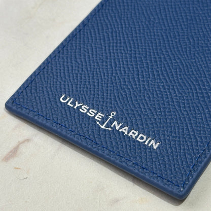 Azure Leather Cardholder For Elegant Storage | Ulysse Nardin