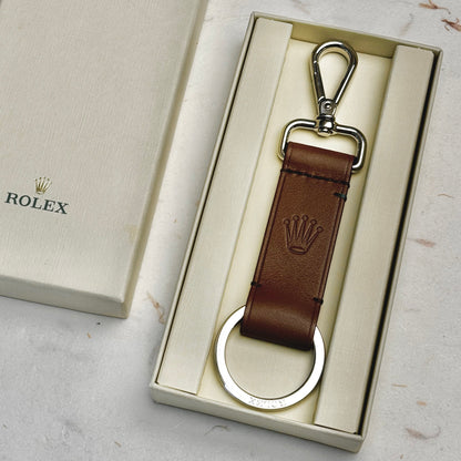 Rolex Brown Leather Keyring For Vips | Baselworld 2017 Gift