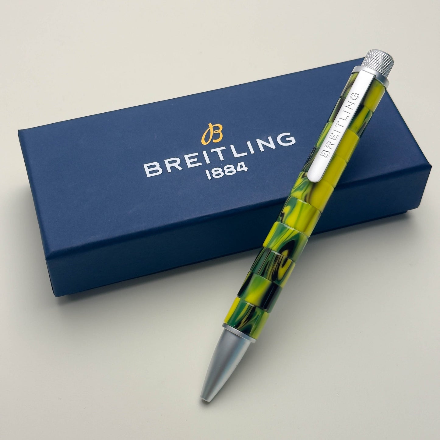 Breitling Marbled Ballpoint Pen In Marbled Finish | Vip Gift