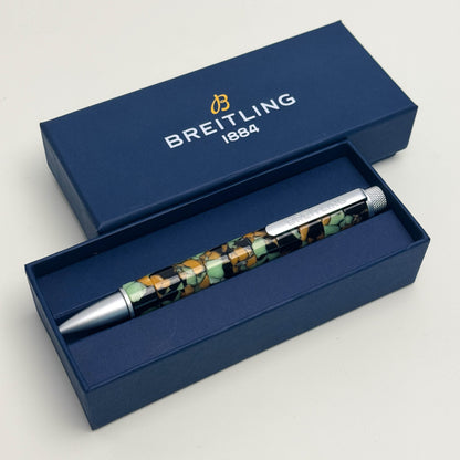 Breitling Marbled Ballpoint Pen For Vips | Exquisite Luxury Gift