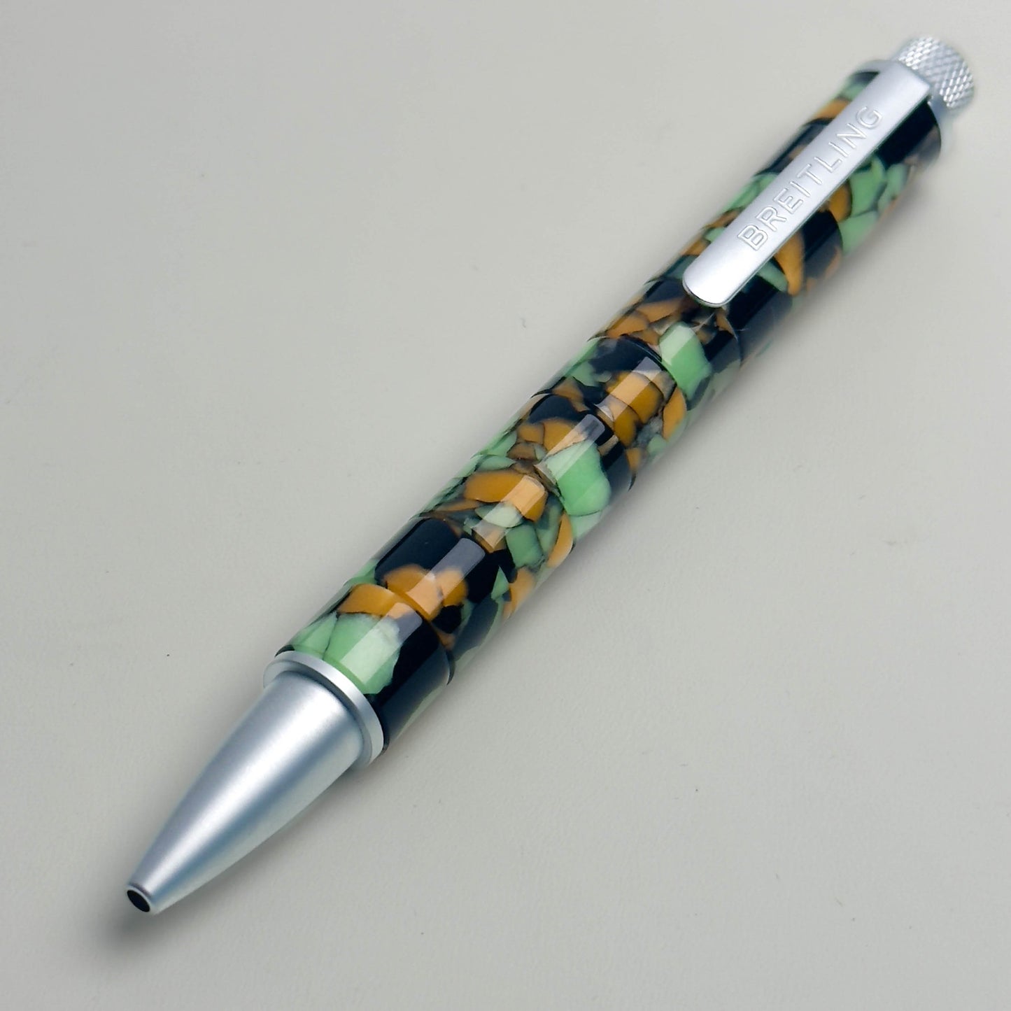 Breitling Marbled Ballpoint Pen For Vips | Exquisite Luxury Gift