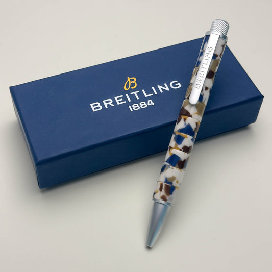 Breitling Marbled Ballpoint Pen For Vip Gifting | Elegant Writing Instrument