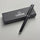 Omega Black Lacquer Ballpoint Pen With Chrome Accents | Premium Writing Instrument