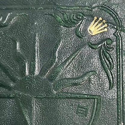 Vintage 1950S-60S Rolex Green Leather Passport Wallet | Classic Luxury Statement