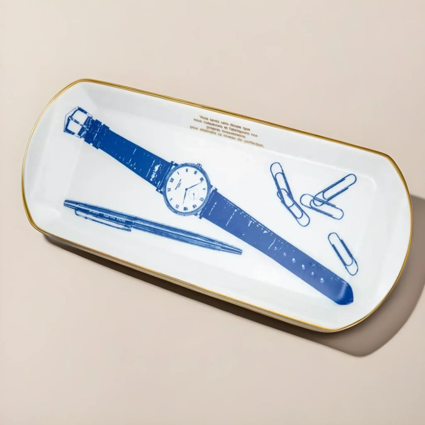 Patek Philippe Porcelain Vide Poche For Elegant Display | Calatrava