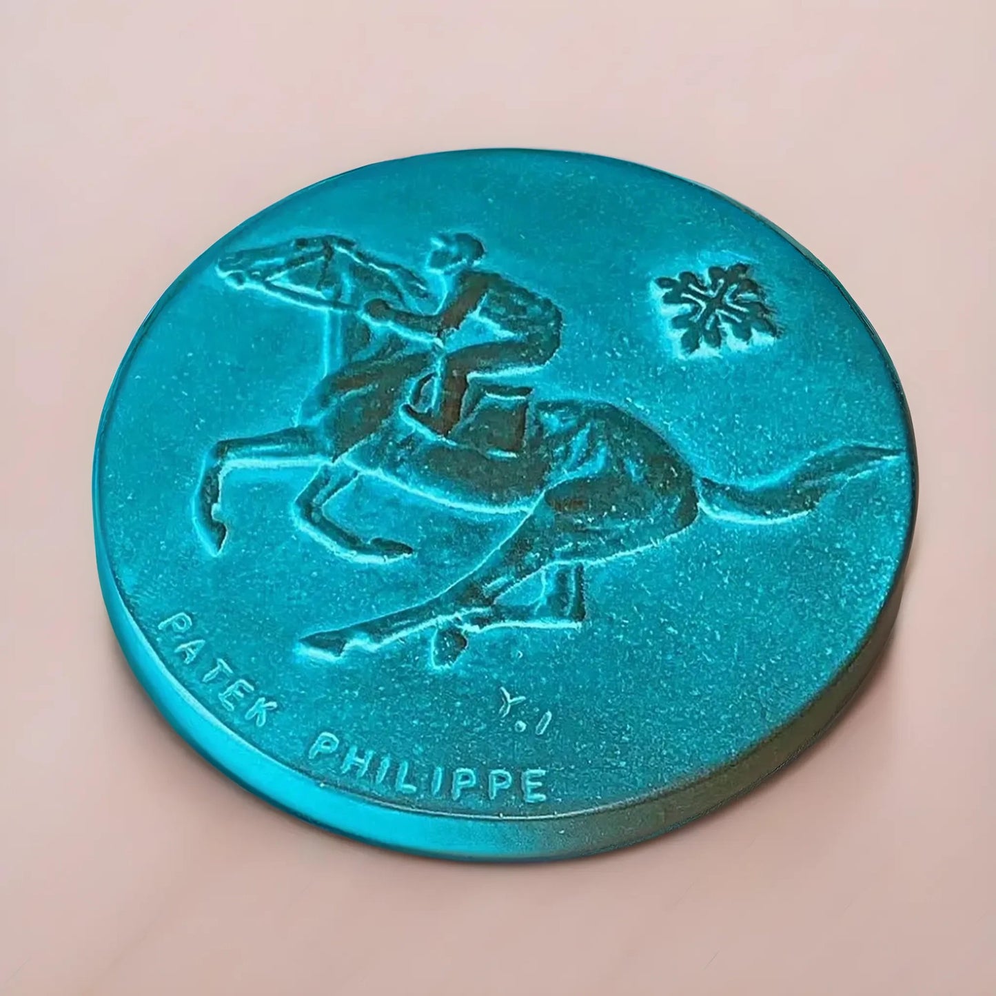 Patek Philippe Equestrian Tribute Coin In 18K Gold | Limited Edition Luxury Collectible