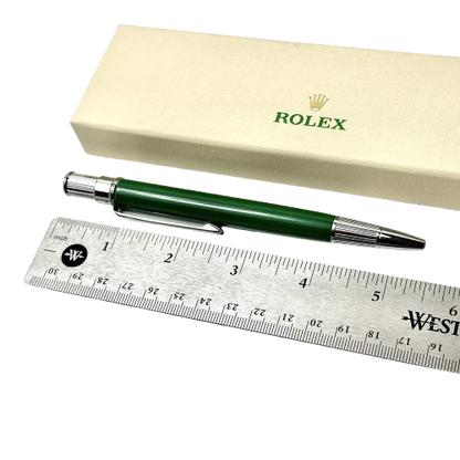 Rolex Emerald Oyster Ballpoint Click Pen For Vip Gift | Luxe Writing Instrument