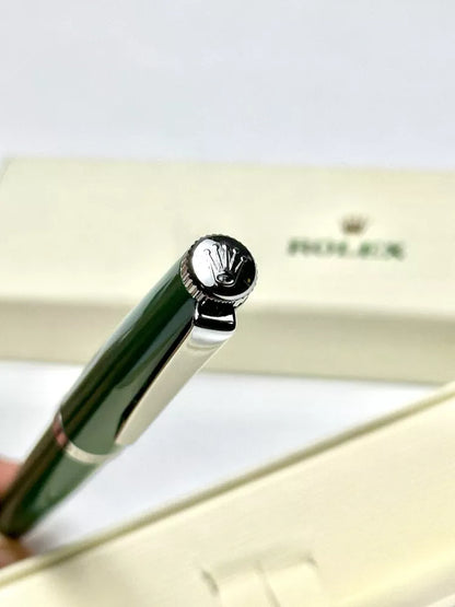 Rolex Green Emerald Twist Ballpoint Pen For Vip Gift