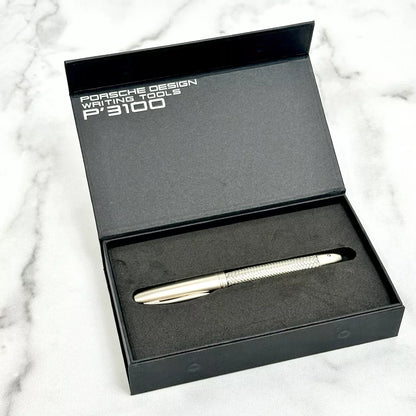 Porsche Design Tec Flex Braided Steel Rollerball Pen For Vip Collectors | P3100