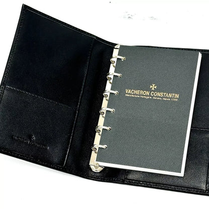 Vacheron Constantin Black Calfskin Leather Notepad For Vips | Ad Vip Gift