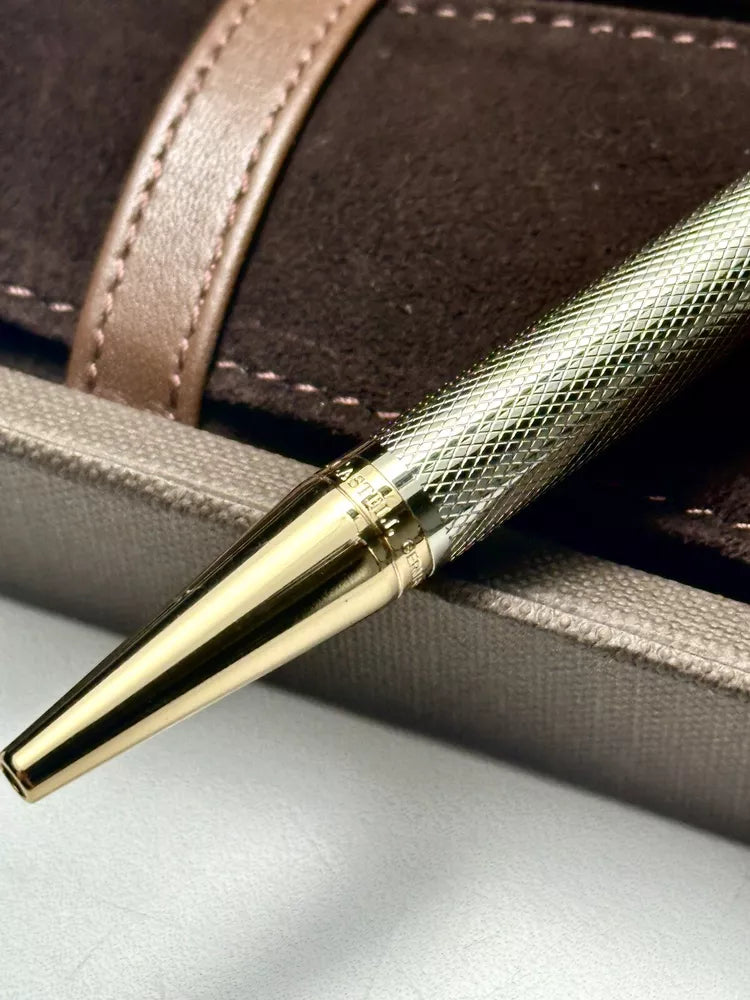 Patek Philippe Silver Weave Pen By Graf Von Faber Castell | Exquisite Writing Instrument