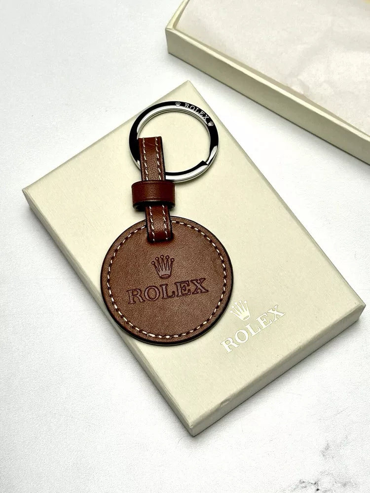 Rolex Brown Leather Keychain For Ad Vip Gift | Heritage