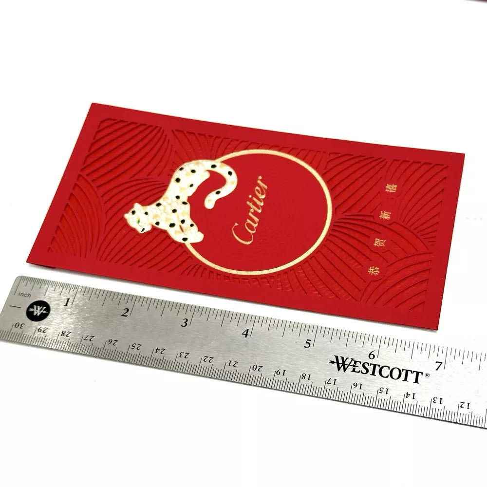 Cartier Red Envelope Set Panthère Edition (50-Pack) | Chinese New Year