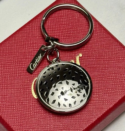 Cartier Panthère Silver Keychain Charm For Vip Gift | Luxe Accessory Statement