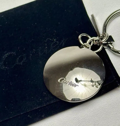 Cartier Panthère Silver Keychain Charm For Vip Gift | Luxe Accessory Statement