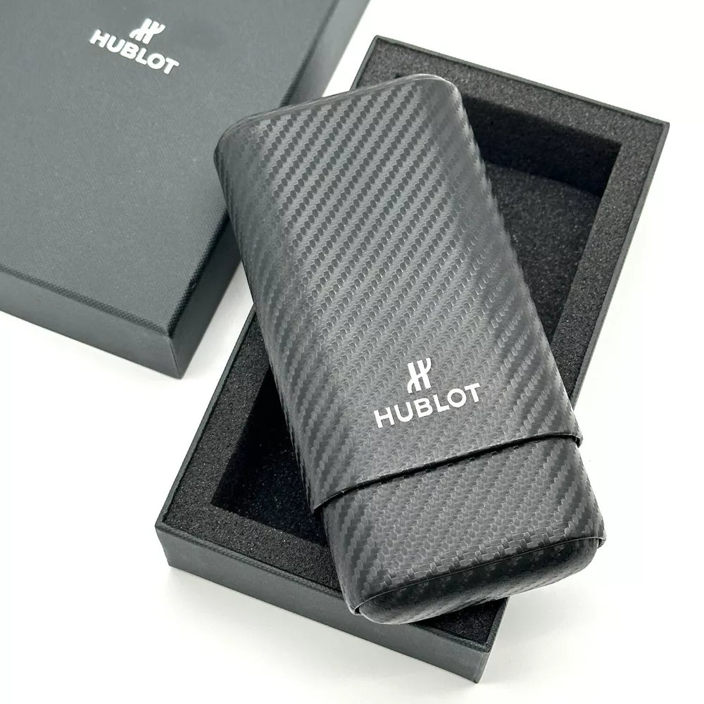 Hublot Carbon Fiber Cigar Travel Case For Enthusiasts | Ad Vip Gift