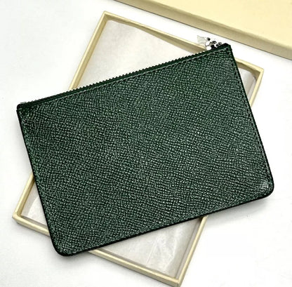 Rolex Verdant Cardholder In Emerald Green | Premium Zipper Pouch Wallet For Ad Vip