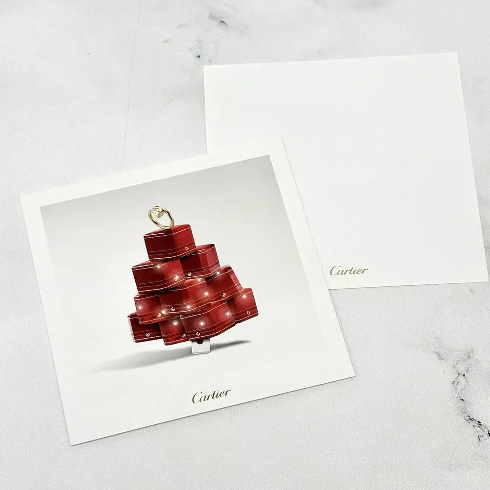 Cartier Love Christmas Cards Set Of 2 | Limited Edition Holiday Gift