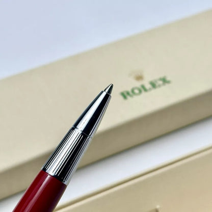 Rolex Ruby Red Oyster Ballpoint Pen Ad Vip Gift