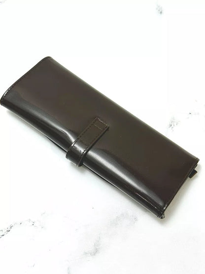 Patek Philippe Patent Leather Clutch Wallet Jewelry Case For Vip Gift | Refined Elegance