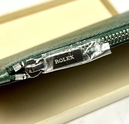 Verdant Leather Cardholder Wallet For Travel | Rolex Classic Style