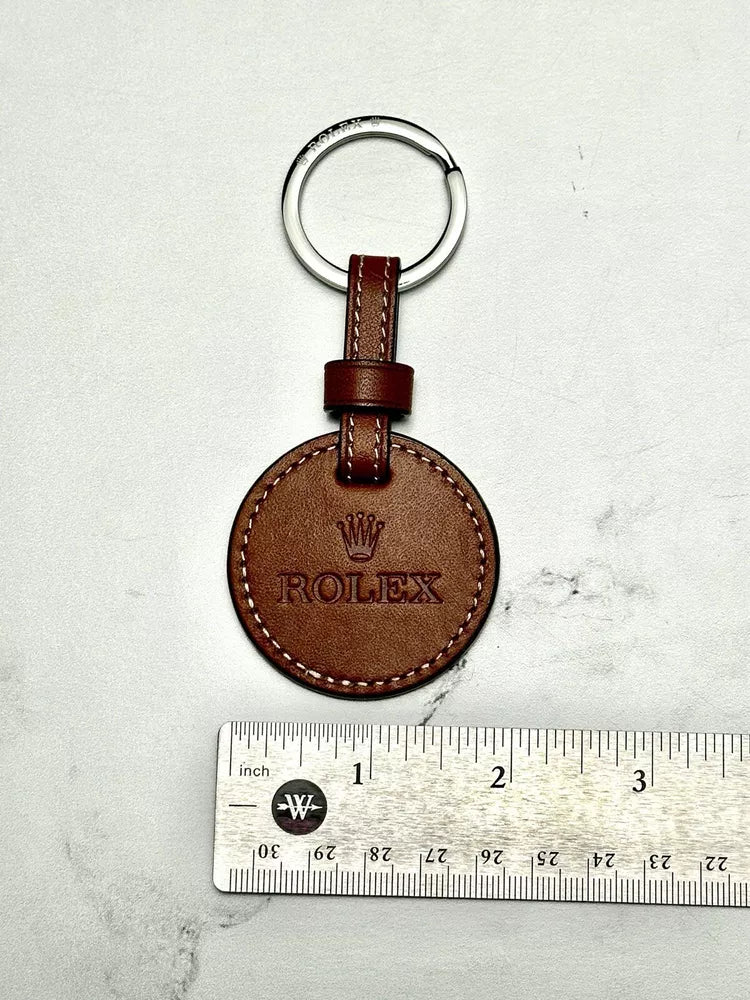 Rolex Brown Leather Keychain For Ad Vip Gift | Heritage