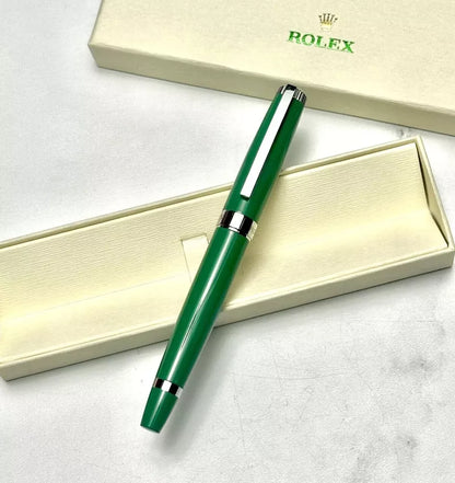 Rolex Emerald Green Rollerball Pen For Executives | Sophisticated Ad Vip Gift