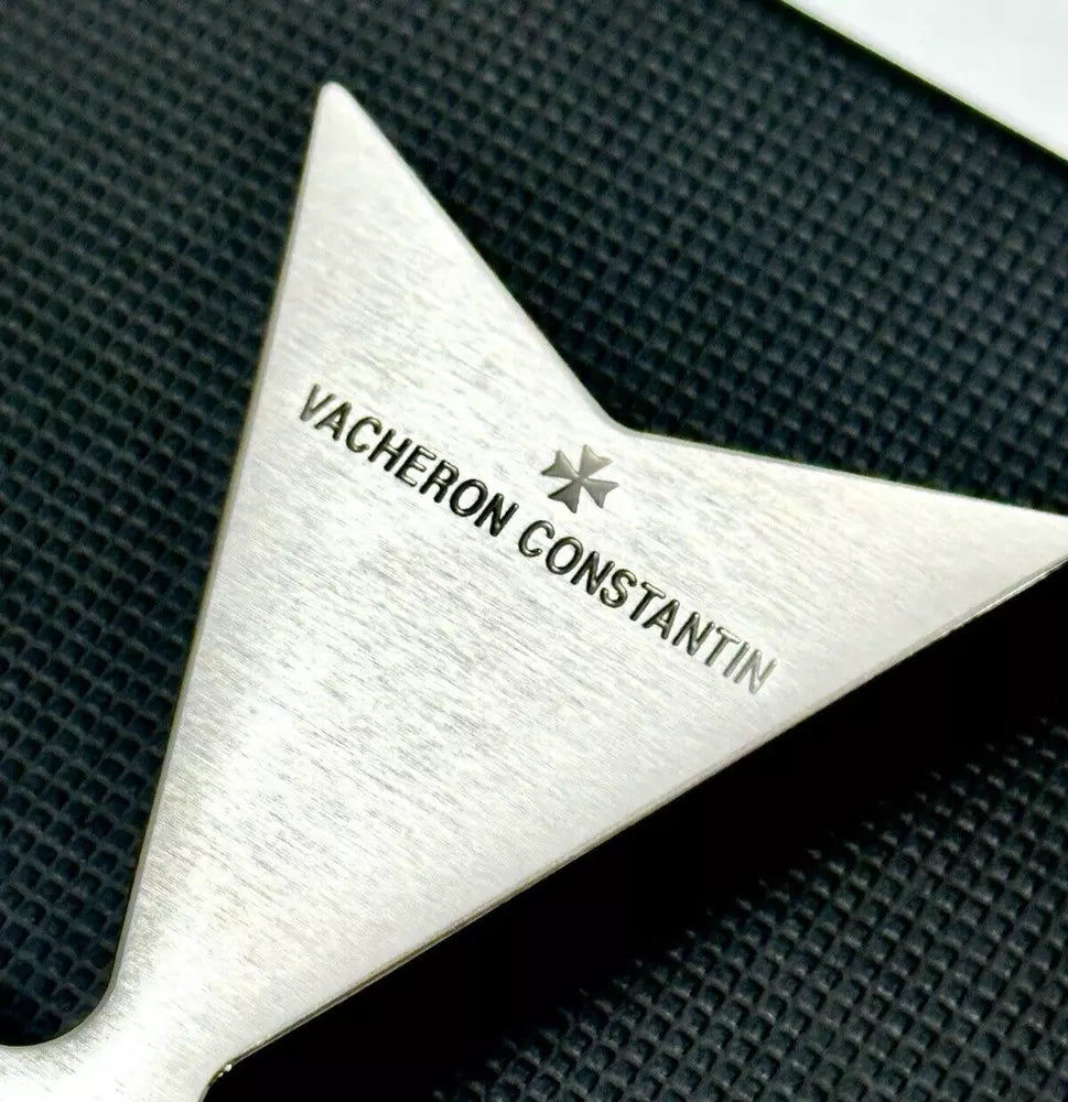 Vacheron Constantin Stainless Steel Paperweight For Desk Decor | Maltese Logo