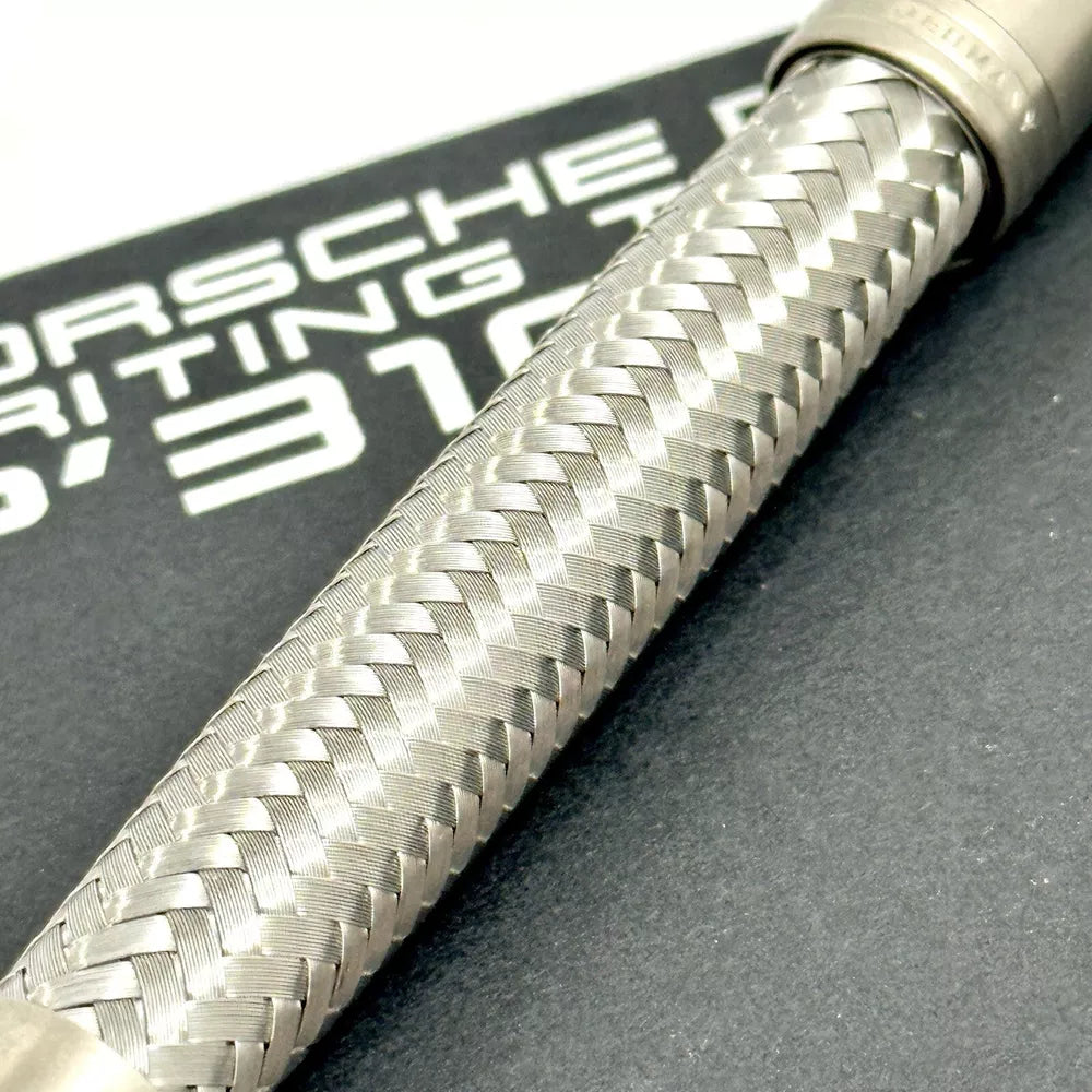 Porsche Design Tec Flex Braided Steel Rollerball Pen For Vip Collectors | P3100