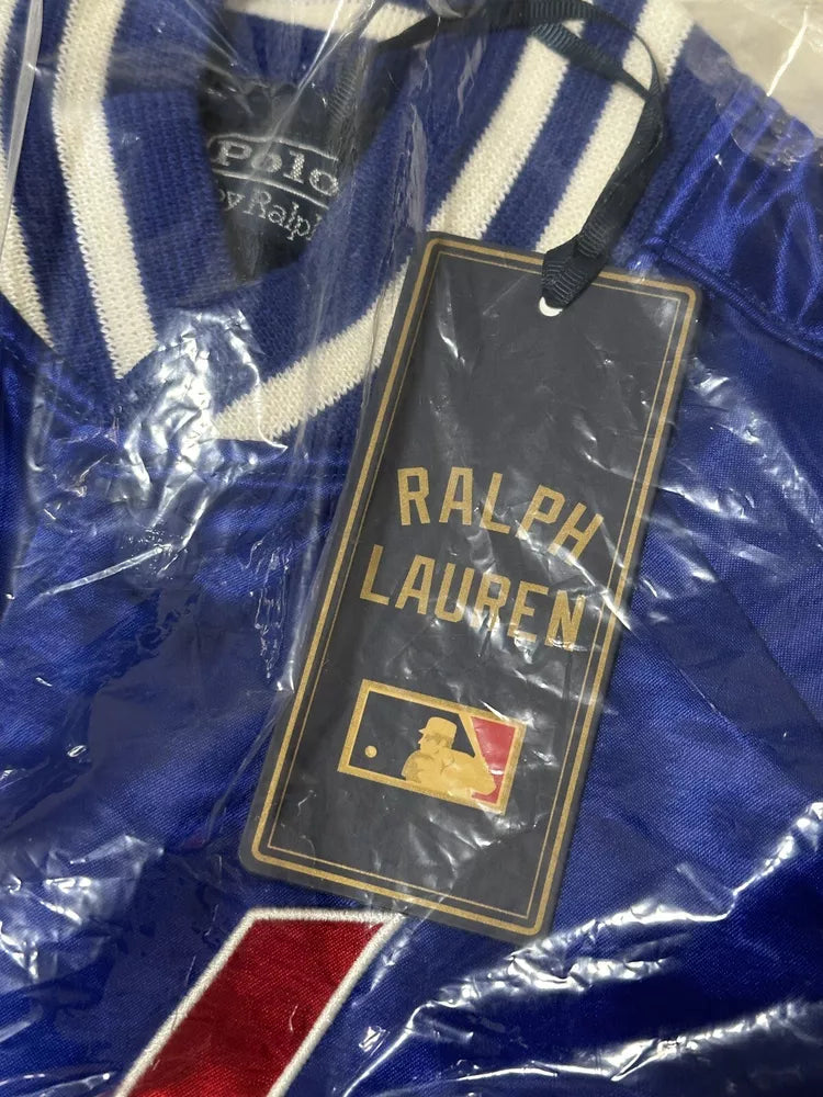 Ralph Lauren Chicago Cubs Royal Blue Baseball Jacket For True Fans | Size Small