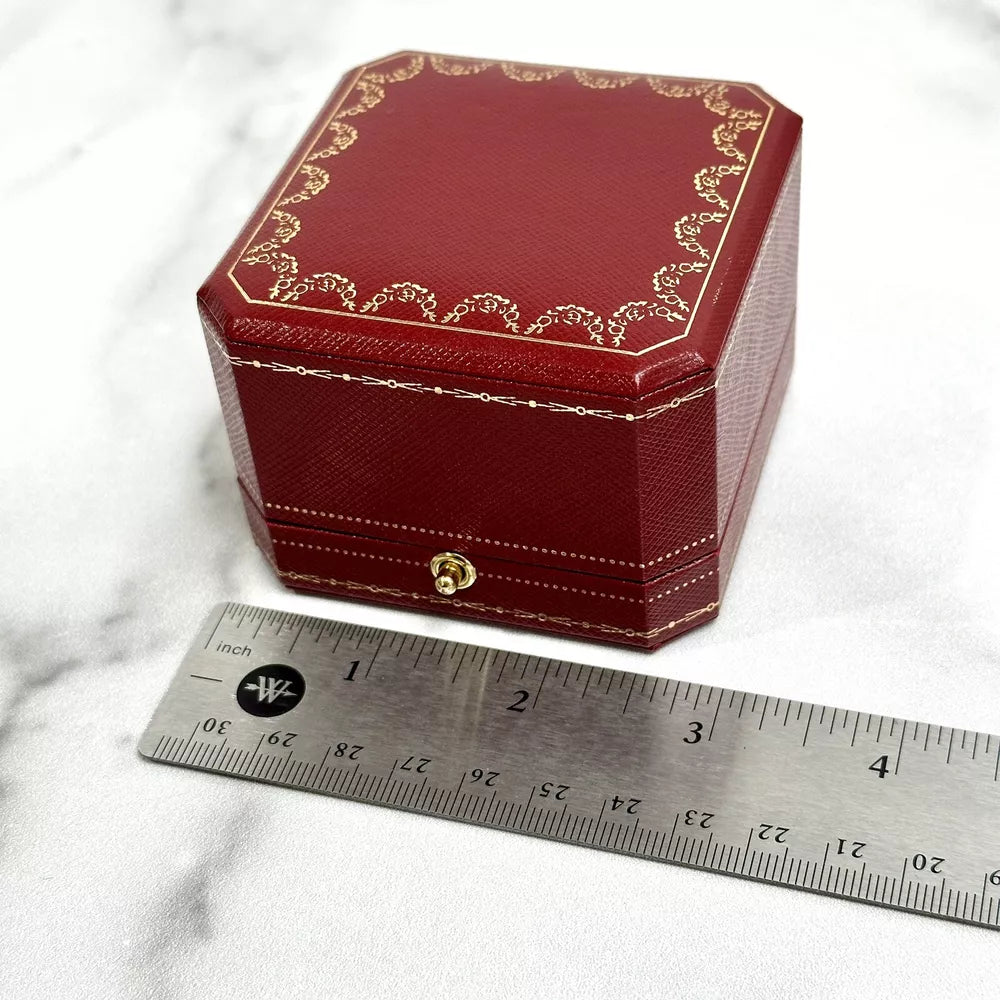 Cartier Red Love Ring Box For Storage & Travel | Luxurious Jewelry Case