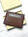 Rolex Brown Leather Cardholder Wallet For Cards | Sophisticated Accessory For Luxury Enthusiasts