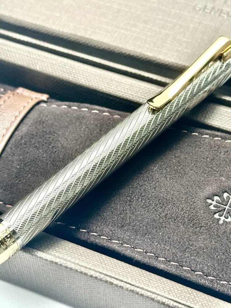 Patek Philippe Gilded Script Pen Set For Graf Von Faber Castell | Luxury Writing Instrument For Discerning Collectors